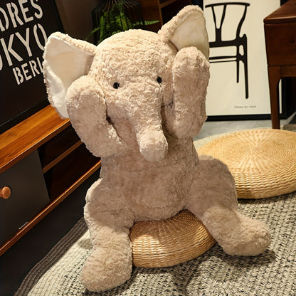 Cute Elephant Plush Toy – Soft Snuggles for Everyday Comfort-Toyfetti
