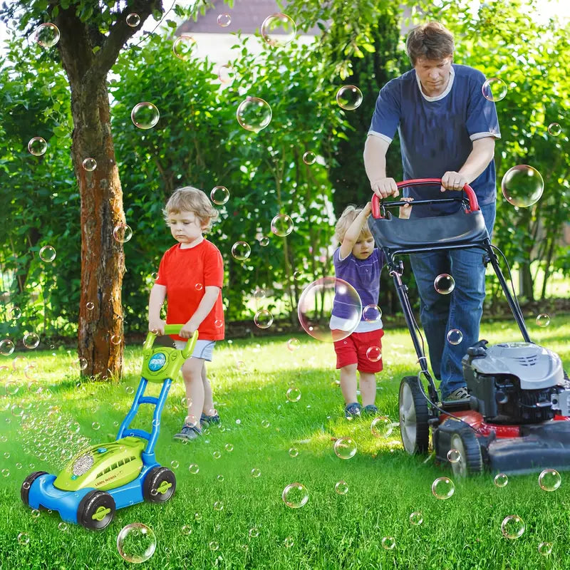 Bubble Lawn Mower Push Toy — 15,000+ Bubbles/Min