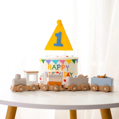 Toddlers Wooden Train Set – All Aboard the Learning Express!