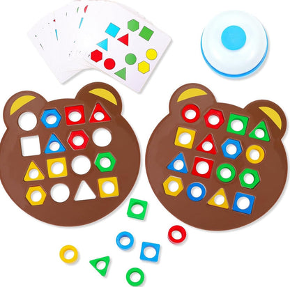 Shape-Colour Puzzle - Stimulates Recognition and Skills