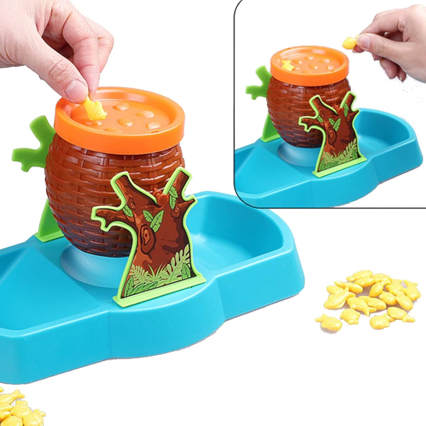 Fish Basket Game™ - Een zee van plezier - Familiespel-Toyfetti