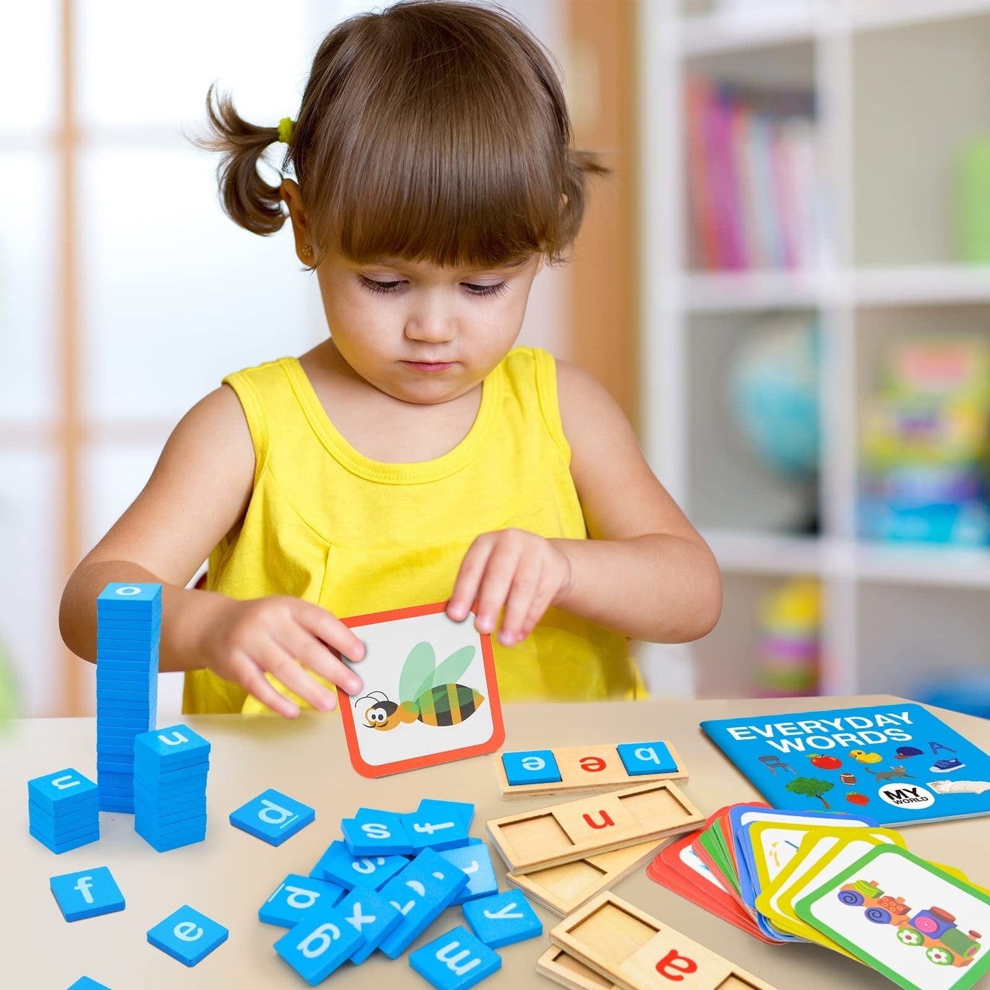 Montessori Spelling Flashcards Kit – Build Words, Boost Reading Skills!