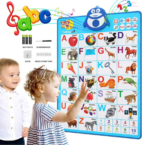 Electronic Alphabet Wall – Touch, Learn & Play with Letters, Numbers & Shapes!