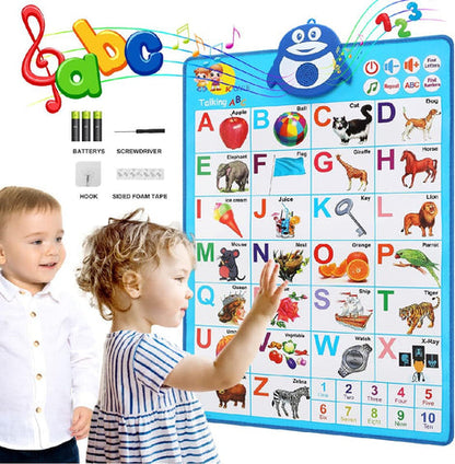 Electronic Alphabet Wall – Touch, Learn & Play with Letters, Numbers & Shapes!