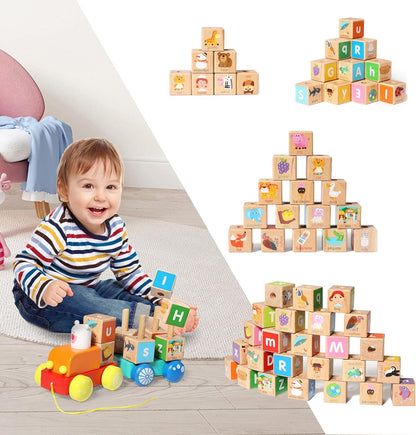 Building Block Train - Promotes Precision and Problem-Solving Skills