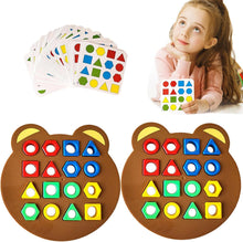 Montessori Shape & Color Puzzle – Cognitive Matching Game for Toddlers