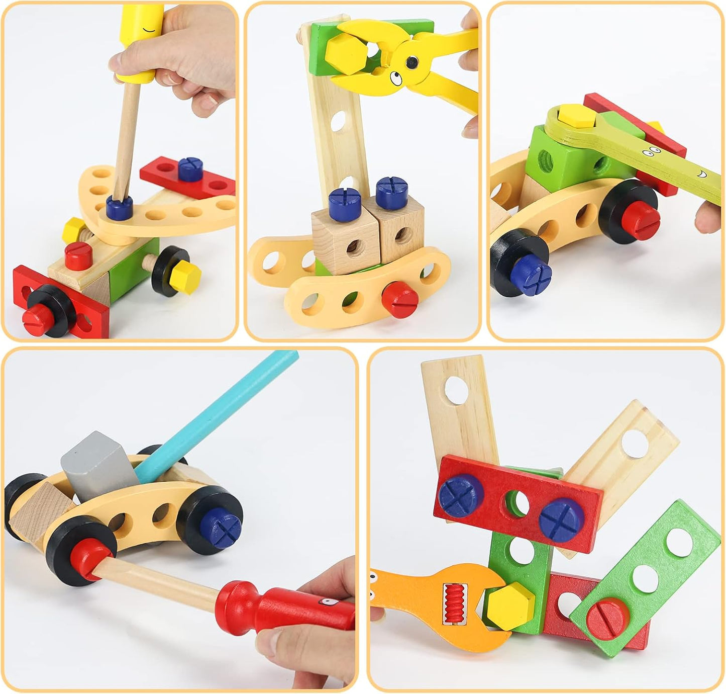 Toddlers Wooden Toolbox – Build Skills, Confidence & Joy Together!