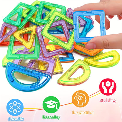 Magnetic Building Blocks – Big Size STEM Construction Set for Creative Kids
