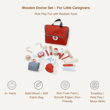 Wooden Doctor Kit – 14-Piece Pretend Medical Playset