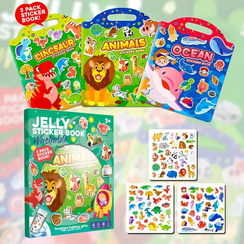 Waterproof Reusable Sticker Book — Travel-Friendly Quiet Time
