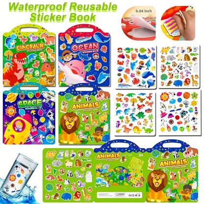 Waterproof Reusable Sticker Book — Travel-Friendly Quiet Time