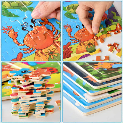 Toddler Jigsaw Puzzles 6 PACK – Explore, Learn & Play with Every Piece!