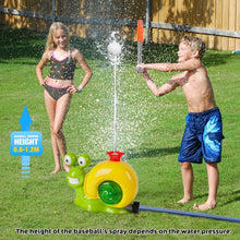 2-in-1 Snail Sprinkler & Water Baseball Toy – Water Fun Game