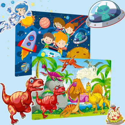 Toddler Jigsaw Puzzles 6 PACK – Explore, Learn & Play with Every Piece!