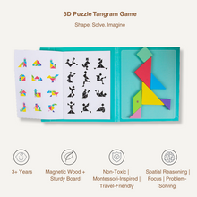3D Puzzle Tangram Game™ – Montessori Magnetic Logic Toy for Kids