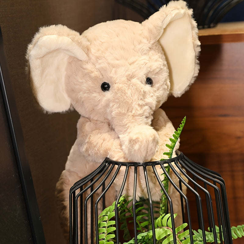 Cute Elephant Plush Toy – Soft Snuggles for Everyday Comfort-Toyfetti