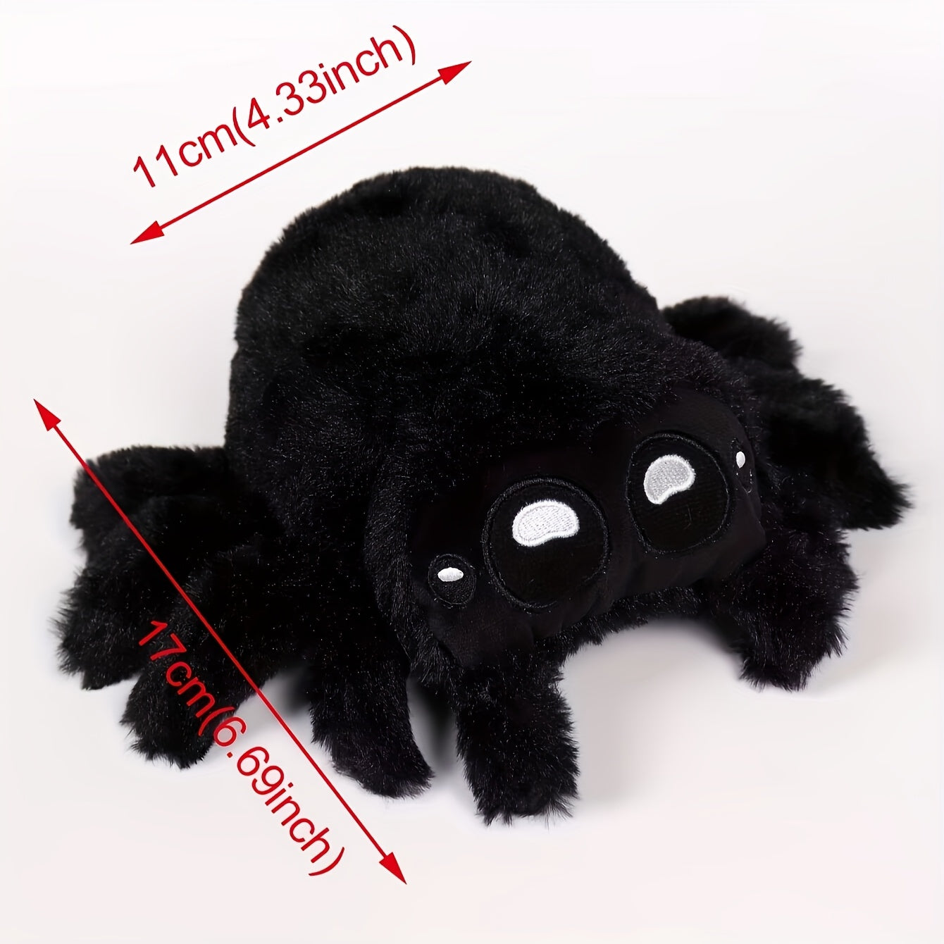 Fluffy Spider Plush Toy – Soft, Silly, and Seriously Cuddly-Toyfetti