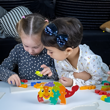 Montessori Wooden Dino 3D Puzzle – Roar Into Learning & Hands-On Play!