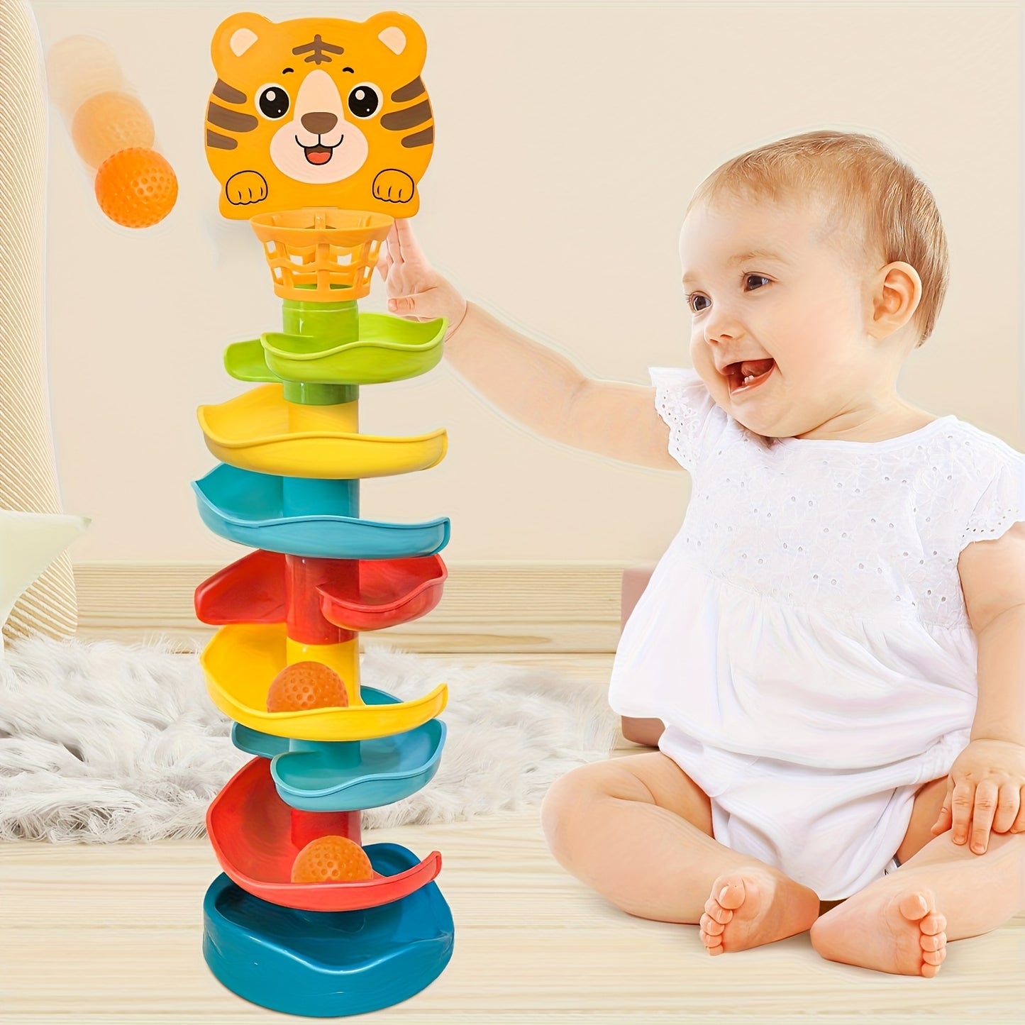 Interactive Ball Tower™ – Rolling, Dropping & Learning Fun for Toddlers