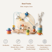 Bead Tracks – Wooden Maze Toy for Early Motor Skill Development