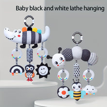 Black & White Sensory Hanging Toy Set – Visual Focus & Fun for Newborns-Toyfetti