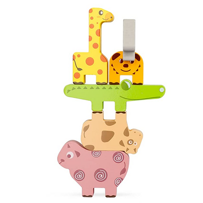 Animal Stacking™ - Verbetert het herkenningsvermogen - Stapelspel-Toyfetti