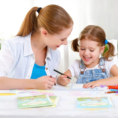 Calligraphy Book™ – Preschool Writing & Motor Skills Training Set (4 Books + Pens)