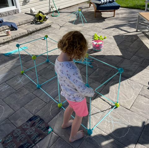 Montessori Fort Building Kit – Endless Adventures in Every Build!