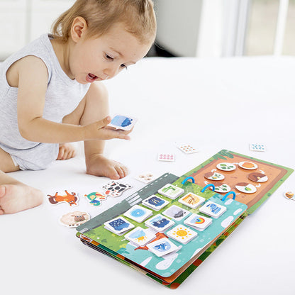 Sensory Busy Book for Toddlers – Screen-Free Fun