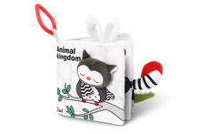 BBSKY Sensory Baby Book – 3D Animal Tails Soft Cloth Book for Touch & Feel-Toyfetti