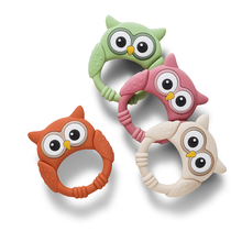 Owl Buddy Silicone Teether – Soothing Chew Toy for Babies-Toyfetti