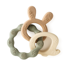 Soft Silicone Baby Teether Set – BPA-Free Chew Toys for Soothing Gums-Toyfetti