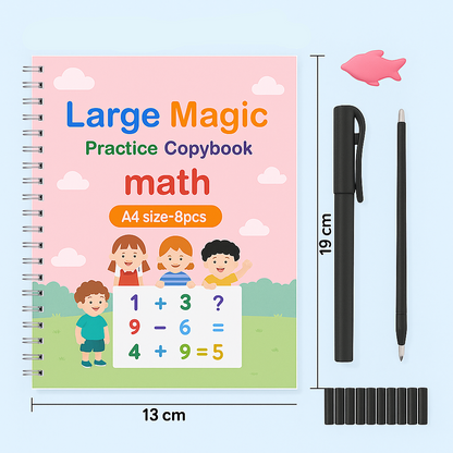 Calligraphy Book™ – Preschool Writing & Motor Skills Training Set (4 Books + Pens)