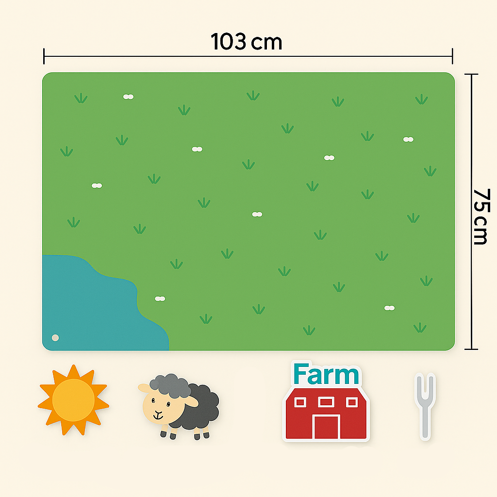 FeltBoard™ – Interactive Montessori Storyboard for Creative Learning