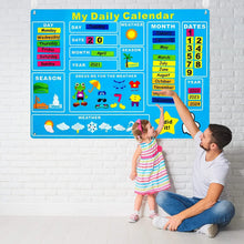 Toddlers Wall Calendar – A Daily Adventure in Time, Weather & Routine!