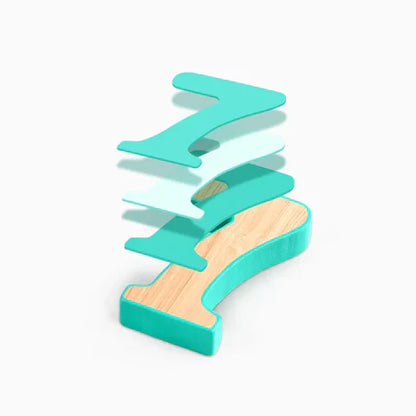 Montessori 4-in-1 Math Game – Counting, Stacking & Sorting Fun