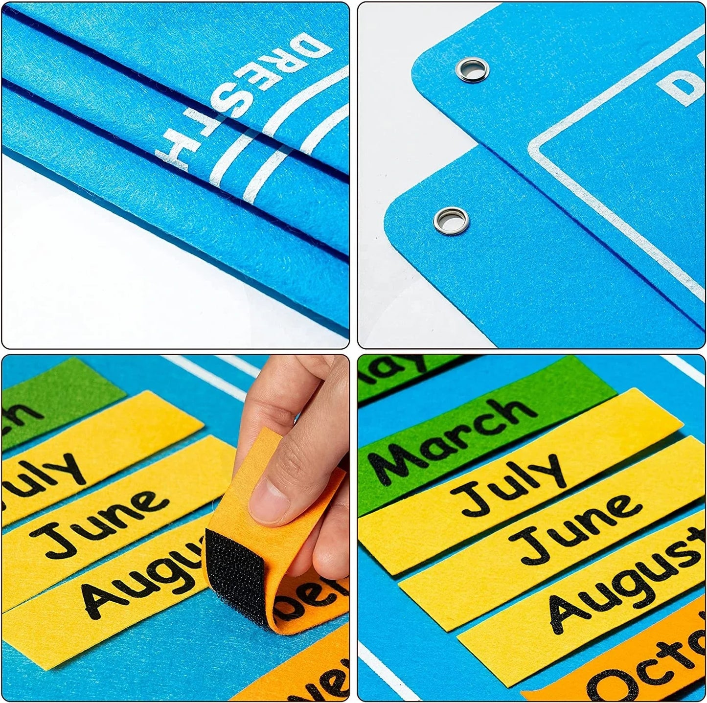 Toddlers Wall Calendar – A Daily Adventure in Time, Weather & Routine!