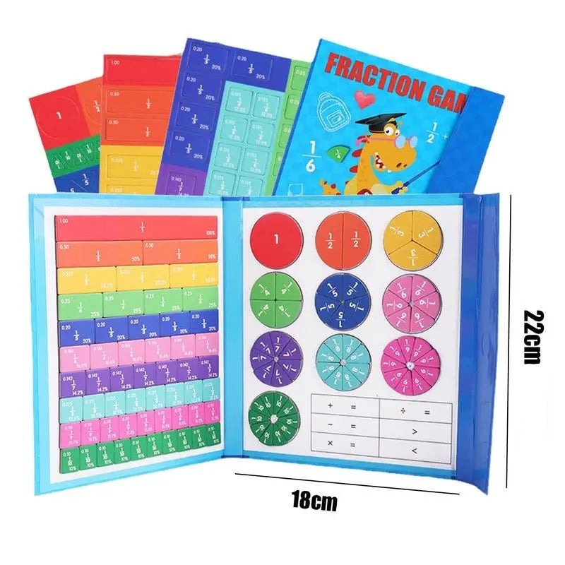 Magnetic Math Wizard – Visual Learning for Fractions, Decimals & Percents