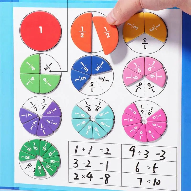 Magnetic Math Wizard – Visual Learning for Fractions, Decimals & Percents