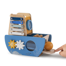 Wooden Pirate Ship Toy – Ocean Adventure Playset-Toyfetti