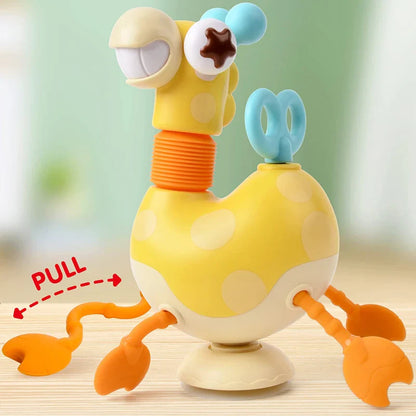 Montessori Silicone Sensory Giraffe – Motor Skills & Tactile Toy for Babies & Toddlers