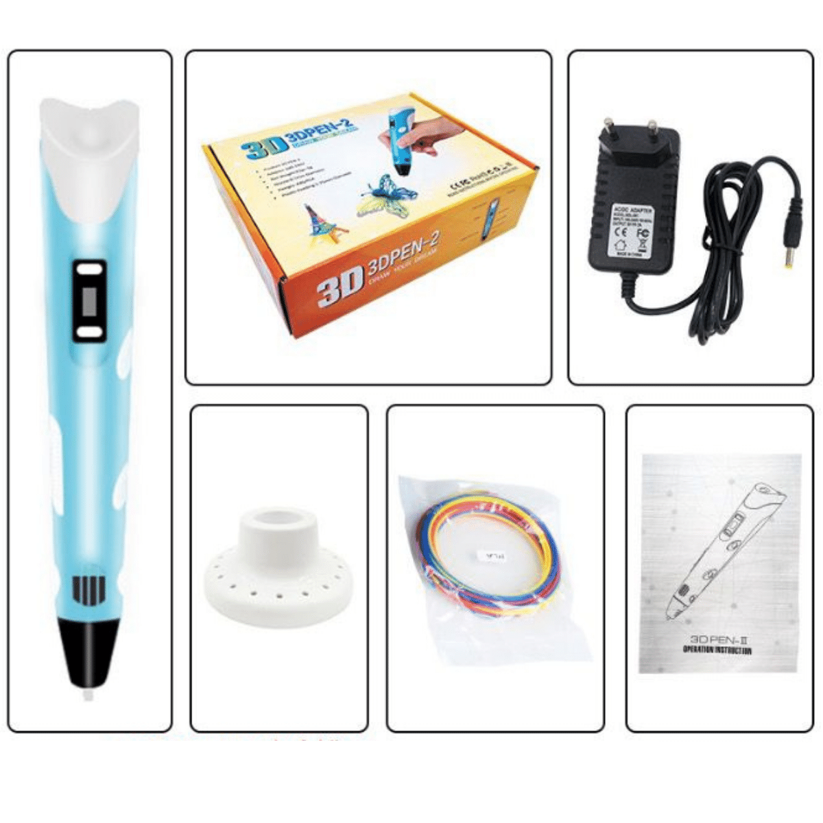 3D Pen™ – Lightweight 3D Drawing Tool with Adjustable Speed & Temperature-Toyfetti