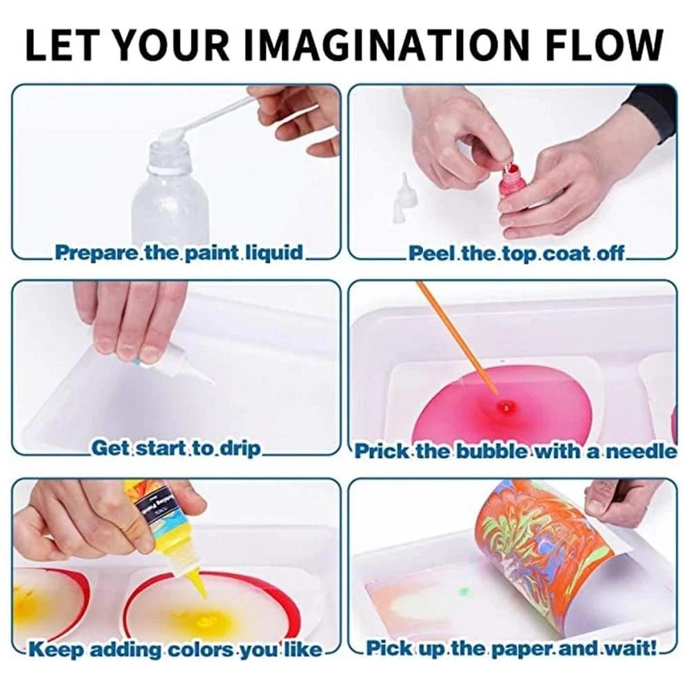 Water Marbling Verf Set™ Creative Hydro Art Kit