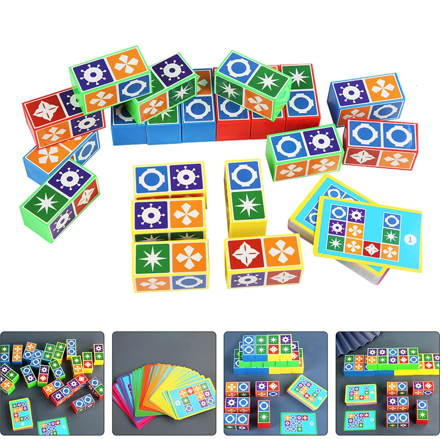 CubeGame™ - Vind de juiste match! - Blokkenspel-Toyfetti