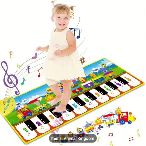 Musical Piano Mat for Kids — Floor Dance & Music Game with Animal Sounds & Songs 🎹🦁