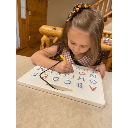 Double-sided magnetic letter board - Creative Learning Through Play