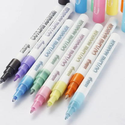 FluoroSketch Markers™ - Gloedvolle Creativiteit - Kleurrijke Stiften-Toyfetti