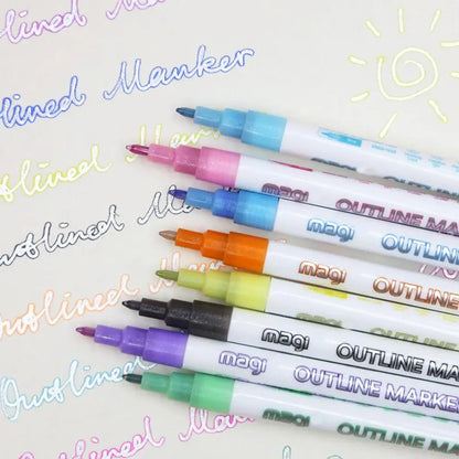 FluoroSketch Markers™ - Gloedvolle Creativiteit - Kleurrijke Stiften-Toyfetti
