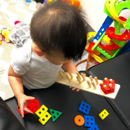 Montessori Shape Sorter – Bright Blocks for Little Hands & Growing Minds!