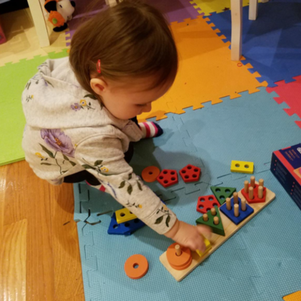 Montessori Shape Sorter – Bright Blocks for Little Hands & Growing Minds!